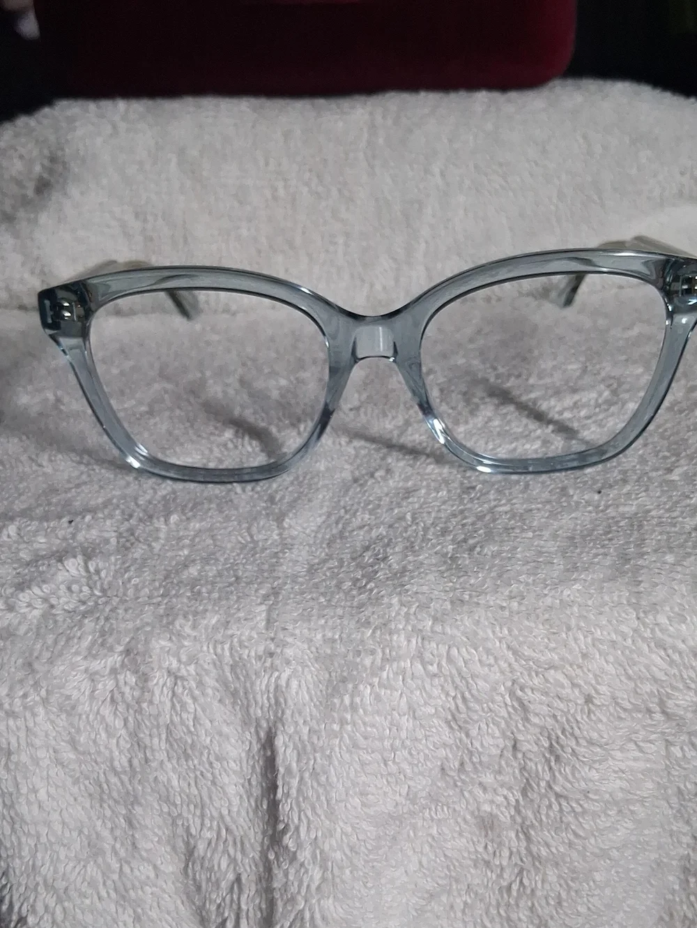 NWOT Gucci GG05660 Women’s Clear Blue Eyeglass Frames - Transparent Light Blue